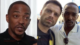 Anthony Mackie Missed Sebastian Stan On Captain America Set [upl. by Agarhs737]