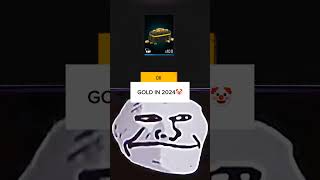 Gold 2024🤡 VS 2017☠️ mrshubhamup20 Nrzzzzzzzz freefire shortfeed [upl. by Atteugram]