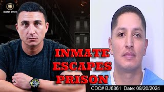 Inmate Escapes Prison CDCR [upl. by Mahoney]