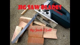 JIG SAW BLADES  A MUST HAVE JIGSAW BLADES  BLADES FOR WOOD METAL CERAMICS [upl. by Ahseyn246]