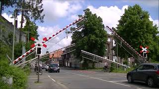 Bahnübergang Gronau Westfalen  German Railroad crossing  Duitse Spoorwegovergang [upl. by Fahy]