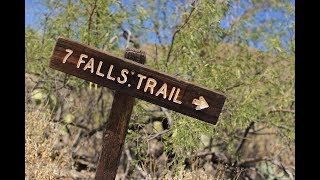 Road trip 4  Seven Falls  Saguaro National Park and many cactus [upl. by Tippets]