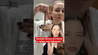 🔥testando a técnica viral CAPILARIDADE para ajudar no frizz hidratação capilar hidrataçãocapilar [upl. by Erastes]