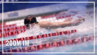 Carson Foster Finishes Strong in Close 200M IM  TYR Pro Swim Series Knoxville [upl. by Emera]