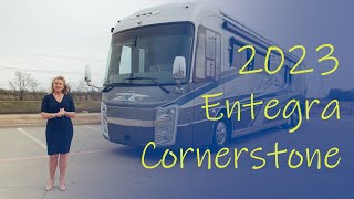 Luxury RV Tour  2023 Entegra Cornerstone  Class A Motorhome [upl. by Idnahr]