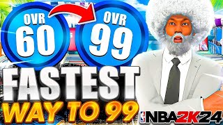 FASTEST 99 OVERALL METHOD IN NBA 2K24 [upl. by Warenne23]