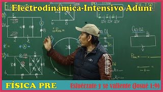 Electrodinámica Intensivo Aduni solucionario 27 ejercicios [upl. by Yesnek]