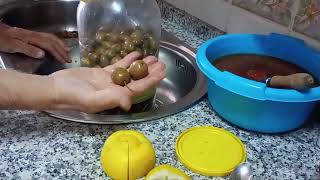 Aliñar aceitunas Receta casera [upl. by Susanetta]