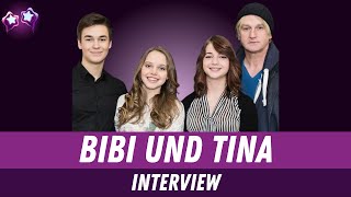 Bibi und Tina Film  Lina Larissa Strahl LisaMarie Koroll Louis Held Detlev Buck Interview [upl. by Segal279]