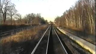 Führerstandsfahrt SBahn Berlin S25 Lichterfelde Ost  Papestraße  Anhalter Bahnhof  21998 [upl. by Bette]