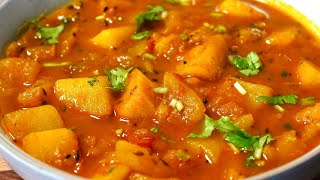 QUICK EASY amp TASTY POTATO CURRY  Delicious Aloo Curry No Onion Garlic Recipe [upl. by Htebilil127]