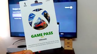 COMO CANJEAR UN CODIGO DE GAME PASS ULTIMATE EN XBOX SERIES S [upl. by Ecirtra102]