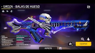 🎃 LAS DIFERENCIAS DE LA NUEVA GROZA HALLOWEEN Y LA EVOLUTIVA EN FREE FIRE 🔫 [upl. by Trevah658]