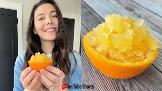 Orange Granita Recipe  Simple and Delish by Canan [upl. by Saleme]