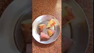 Sweet potato recipe 😋 quick and easy breakfast idea shortvideo trendingshorts recipe [upl. by Nahsar38]