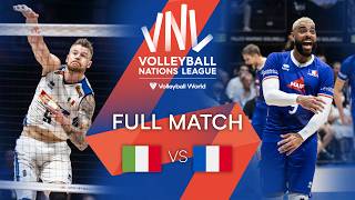 🇮🇹 ITA vs 🇫🇷 FRA  Full Match  Men’s VNL 2022 [upl. by Anrev]