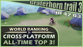 Graterhorn trail 3 in 4203  Alltime World top 3  Lonely Mountains Downhill Speedrun [upl. by Pfaff914]