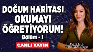 Doğum Haritası Okumayı Öğretiyorum Astrolog Duygu Demir [upl. by Demmer]