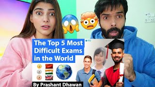 Top 5 Toughest Exams in the World  Where do Indias IIT and UPSC exam stand  Reaction [upl. by Ylerebmik]