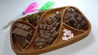 ASMR CHOCOLATE🍬asmr crunch for your ears 💝filling platter🍦no talking🍬🧁oddlysatisfying [upl. by Fasa]