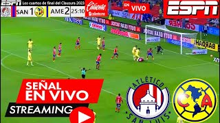 San Luis Vs América En Vivo 🔴Donde Ver América Vs San Luis En Vivo 🔴ESPN✅ Partido Cuartos de Final [upl. by Aicaca755]