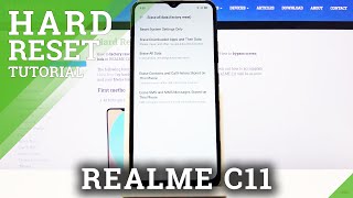 How to Hard Reset REALME C11 – Factory Reset via Settings [upl. by Ellon]