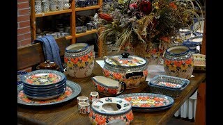 Стильная Керамическая посуда Polish Pottery от Campo amp Fiori Store [upl. by Laszlo3]