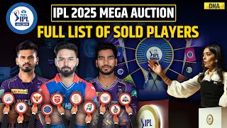 IPL Auction 2025 IPL 2025 Auction Day 1 Highlights Full List Of Players Sold In IPL Mega Auction [upl. by Ahsinirt]