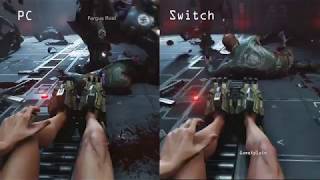 Wolfenstein 2  Nintendo Switch vs PC über settings [upl. by Choo644]