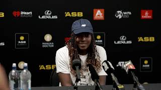 ASB Classic 2024 Coco Gauff post round 2 match press conference [upl. by Vin]