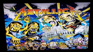 Metallica premium 20 pinball 4k gameplay color dmd full dmd vpx vpw table [upl. by Otrevogir896]