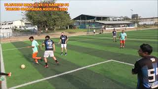 COMPLETOPLASTICOS MampK VS KADETES FC 7MA FECHA OLIMPIADAS ASEXCALI 2024 [upl. by Ronacin]