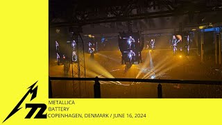 Metallica  Battery Live Copenhagen Denmark 16062024 4K [upl. by Doug]