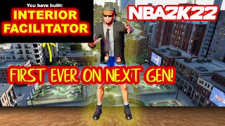 FIRST EVER INTERIOR FACILITATOR IN NBA 2K22 NEXT GEN [upl. by Stockmon993]