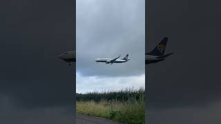 Ryanair landing into BFS [upl. by Sivahc]