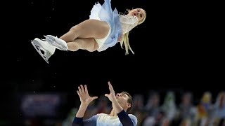 Knierim and Fraziers monster free skate takes US Nationals by storm  NBC Sports [upl. by Atnoled]