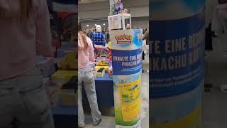 Flohmarkt Pokemon Karten Messe Halle Ulm unserer Verkaufstand [upl. by Ylime]