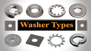 Washers Hardware  Washer Types  Types of washers [upl. by Lekym]