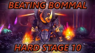 HOW TO BEAT BOMMAL THE DREADHORN  HARD STAGE 10  DOOM TOWER  Raid Shadow Legends [upl. by Yllime499]