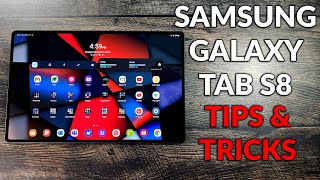 Samsung Galaxy Tab S8  Tips amp Tricks First Things To Do To Maker It Faster With Better Battery Life [upl. by Einotna]