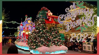 A Christmas Fantasy Parade  Disneyland 2024 [upl. by Kenlee799]