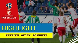 Serbien gegen Schweiz 12 FIFA Weltmeisterschaft 2018 Highlights HD [upl. by Mallon215]