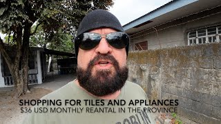 36 USD monthly rental in the province Shopping for appliances and tiles Update 8 HD 1080p [upl. by Roby]