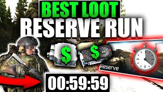 PVE RESERVE LOOT RUN CHALLENGE Escape From Tarkov PVE [upl. by Ddene]