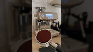 Making espresso with the Sage Barista Pro shorts [upl. by Sirtemed557]