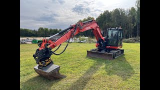 Köp  Grävmaskin Kubota KX0804 [upl. by Isolt]