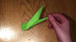 Origami  Flower Stem Tutorial [upl. by Flossy]