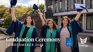 Otago Polytechnic Graduation Ceremony One  16 December 2022 [upl. by Sirapal]