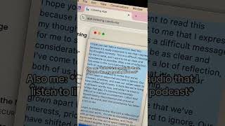 Letting AI Read My Breakup Text Because I Cant Even  The Listening App [upl. by Idnak]