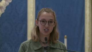 Abby Baskind ’17  Senior Speech [upl. by Dnalyr]